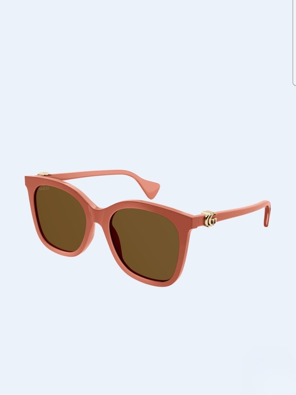 GUCCI GG1071S 001 Pink DUSTY ROSE Cat Eye 55 mm Women's Sunglasses